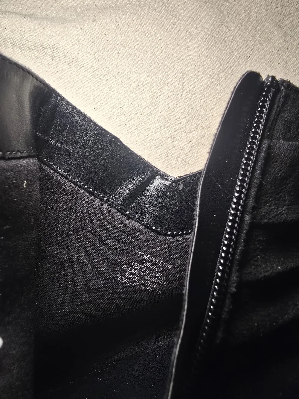 East 5th Black Suede Ankle Boot with Side Bow Accent Size 11